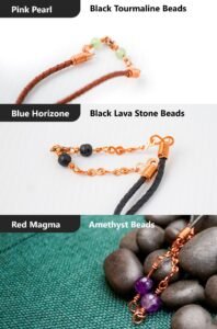 Cord beads image for energy jewelry star coil pendants